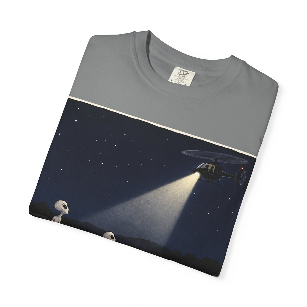 Caught Making Crop Circles – Funny Alien UFO Conspiracy T-Shirt