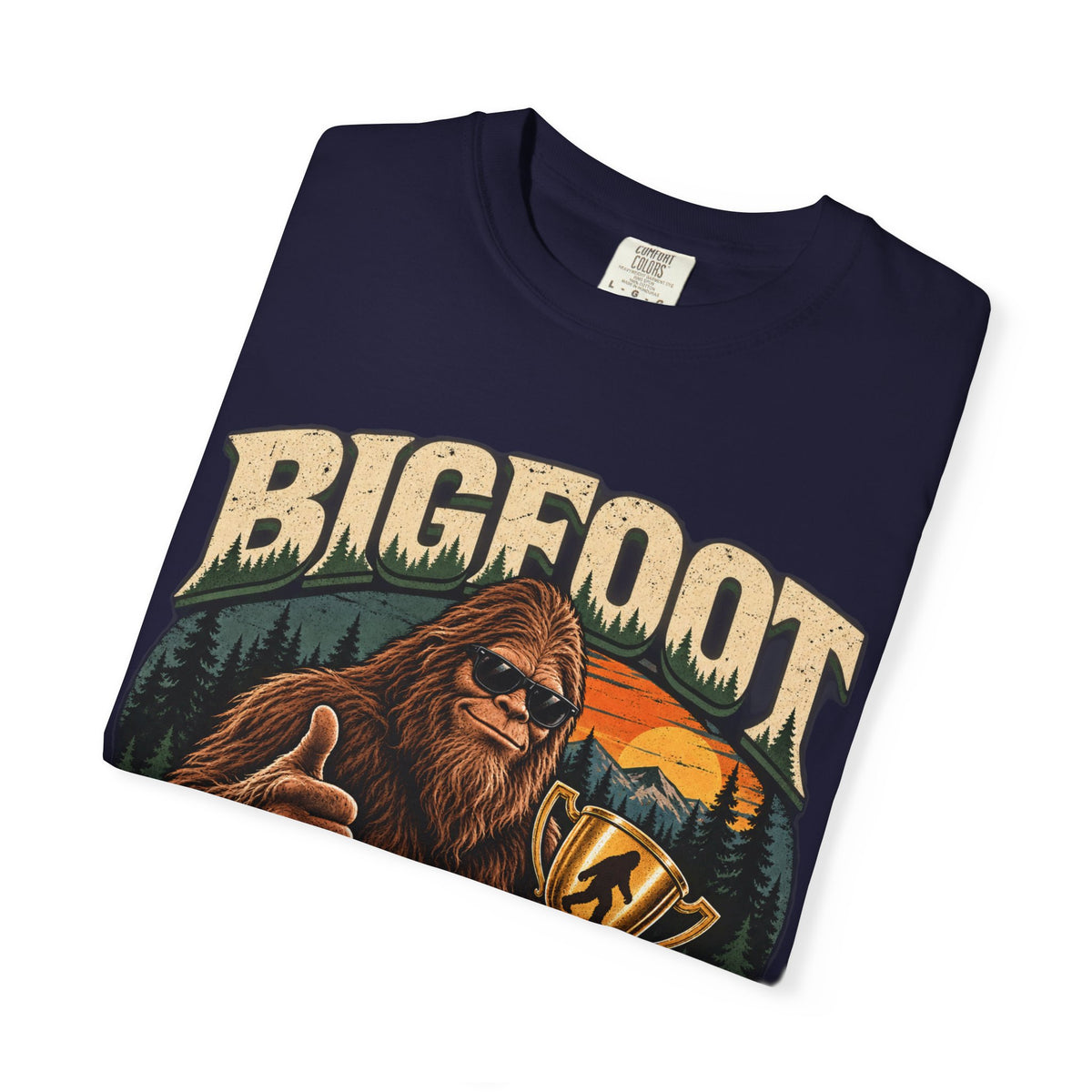 Bigfoot: Undefeated Hide-and-Seek Champion – Funny Sasquatch T-Shirt