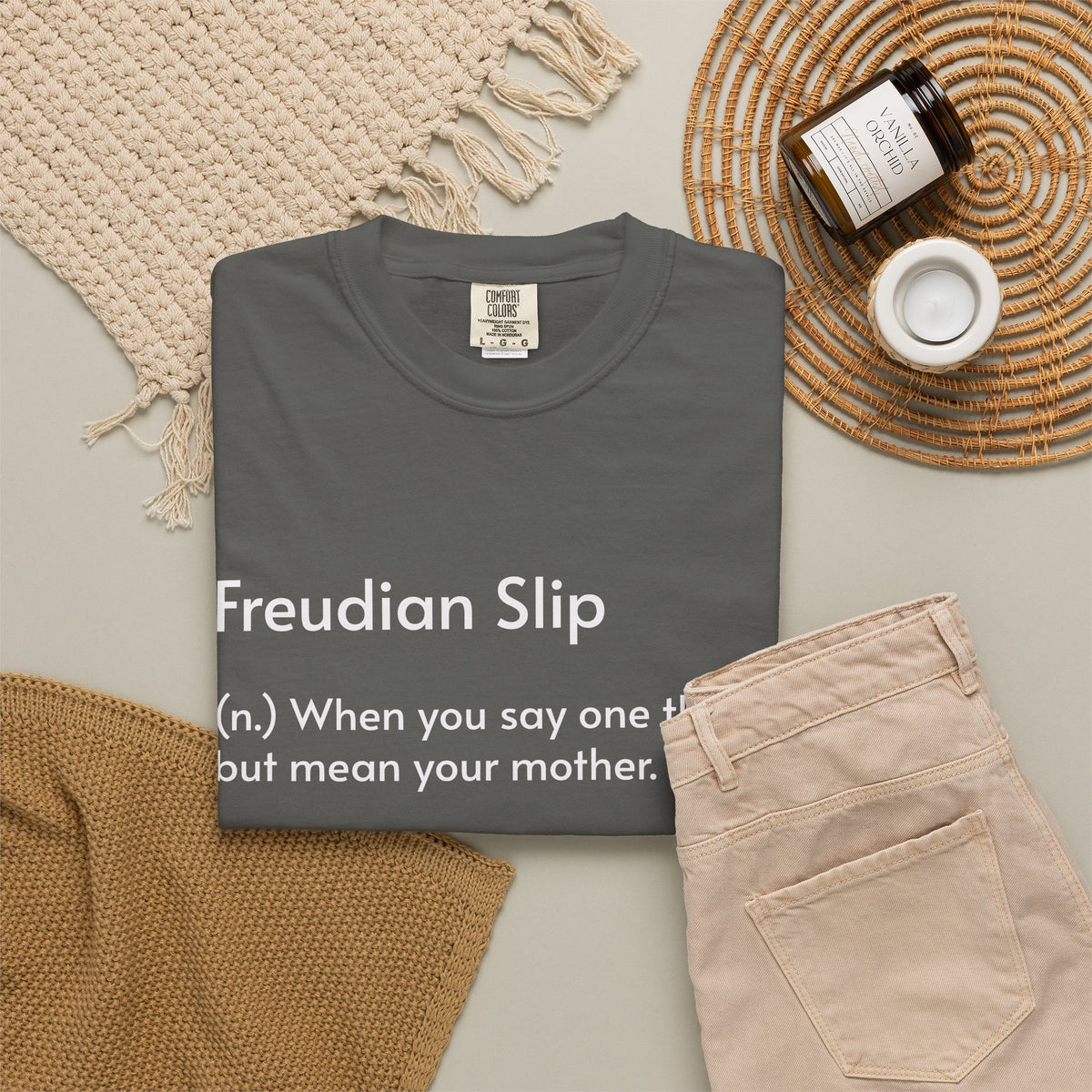 "Freudian Slip" Definition Shirt: Funny Psychology Quote Tee