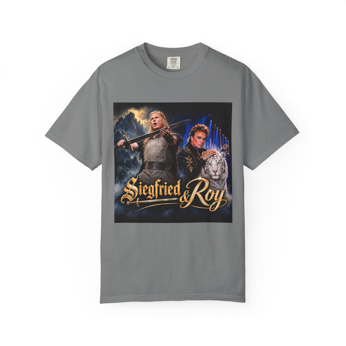 Siegfried & Roy – Funny Celebrity Mashup T-Shirt