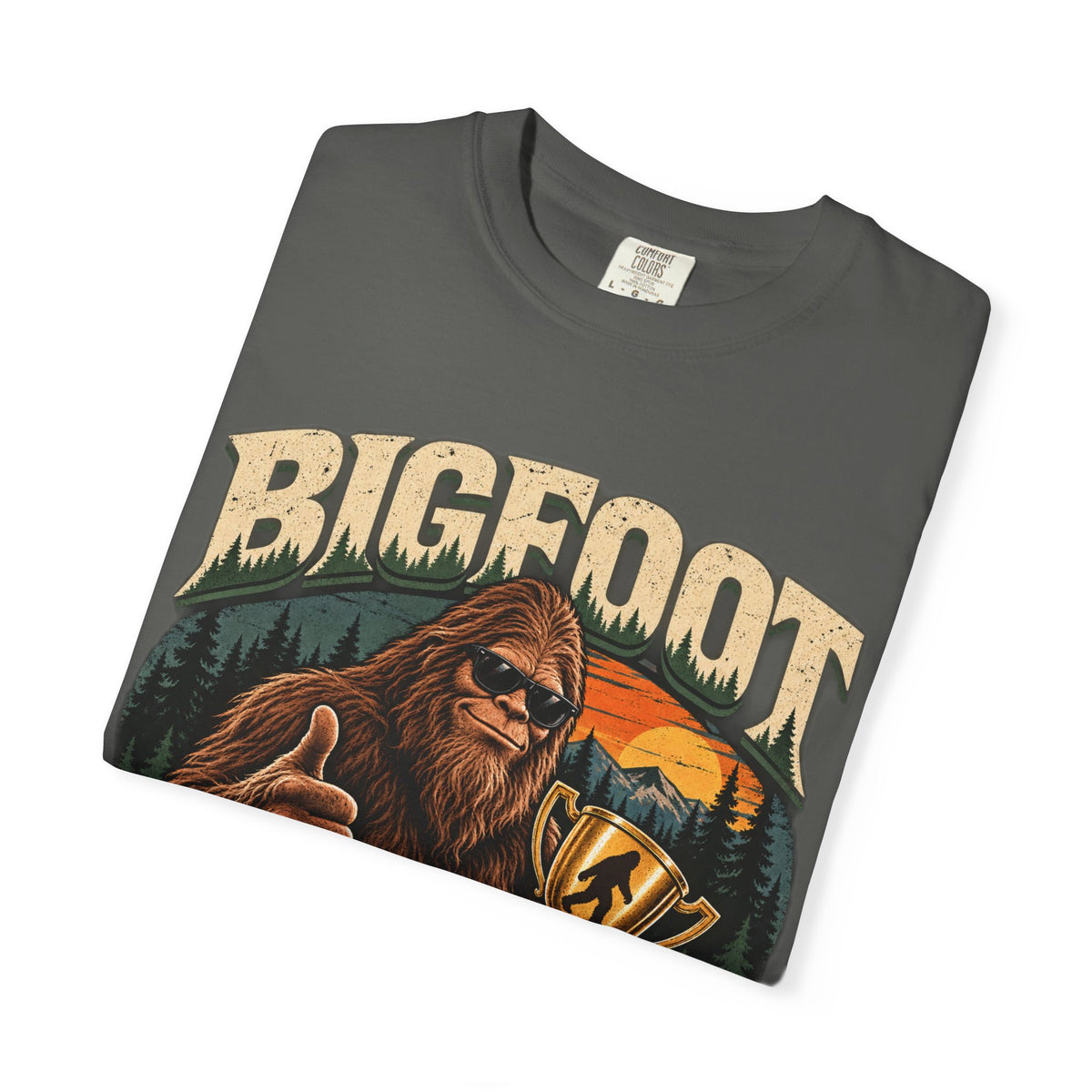Bigfoot: Undefeated Hide-and-Seek Champion – Funny Sasquatch T-Shirt