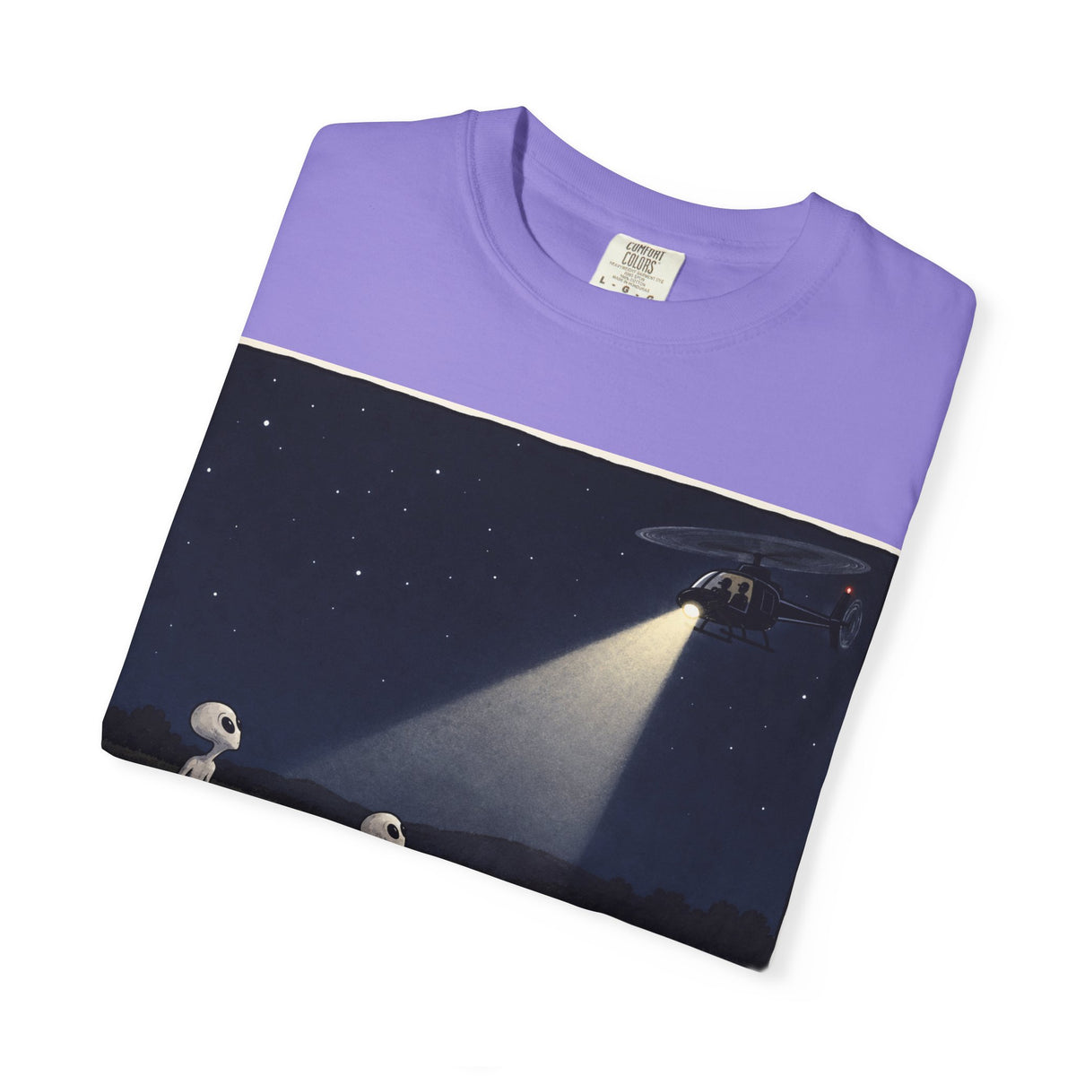 Caught Making Crop Circles – Funny Alien UFO Conspiracy T-Shirt