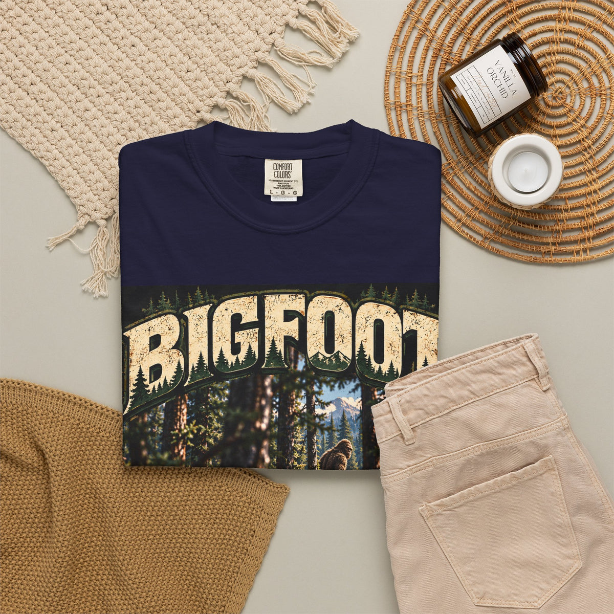Bigfoot Woodland Graphic T-Shirt — "Terrible View. Would Not Recommend."