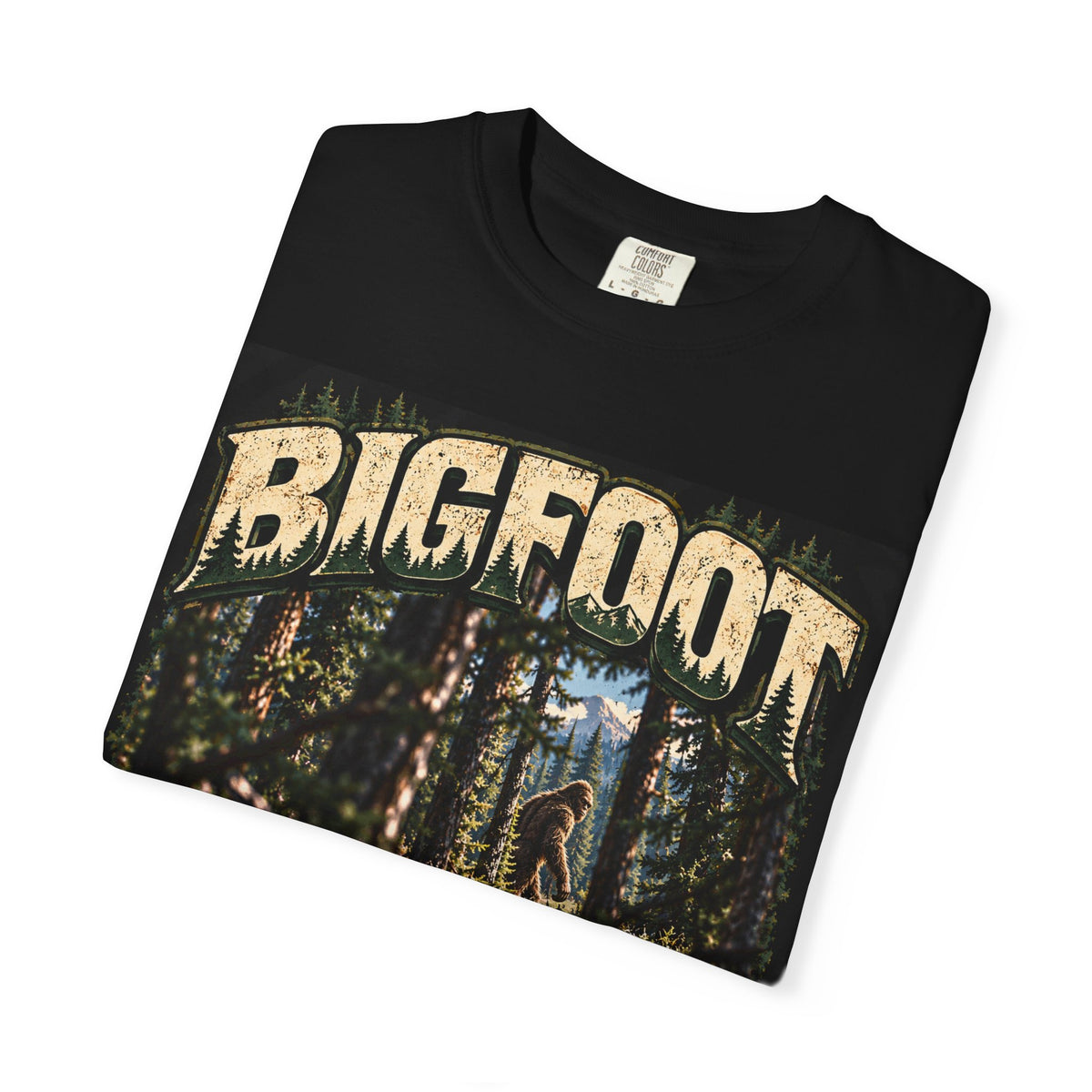 Bigfoot Woodland Graphic T-Shirt — "Terrible View. Would Not Recommend."
