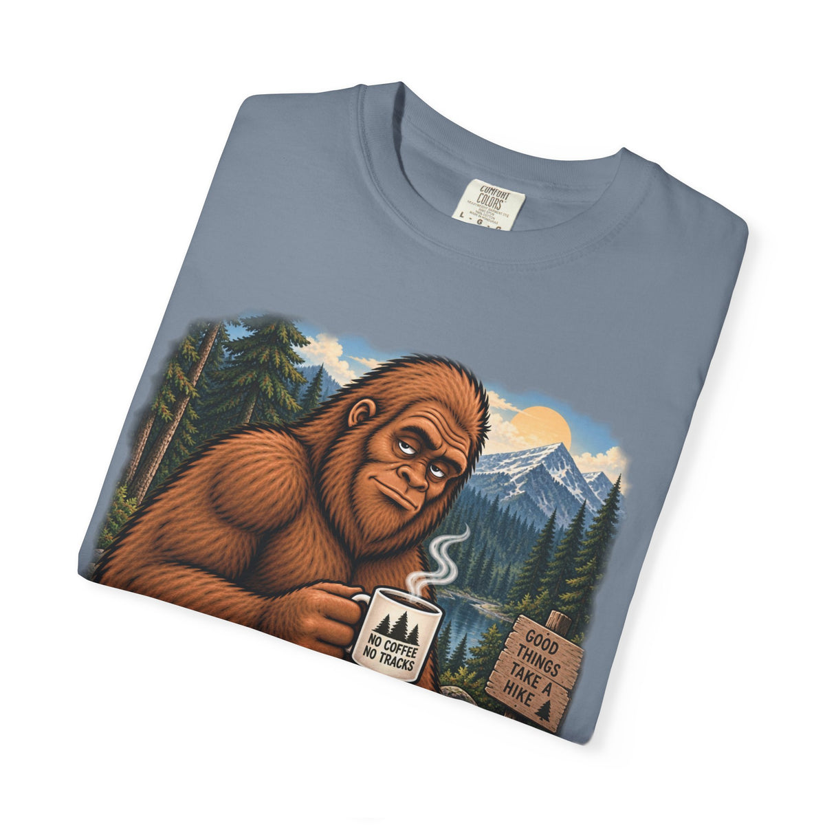 Without Coffee I'm a Little Hard to Find – Funny Bigfoot T-Shirt