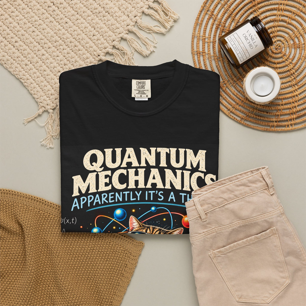 Quantum Mechanics: Apparently It’s a Thing – Funny Physics T-Shirt