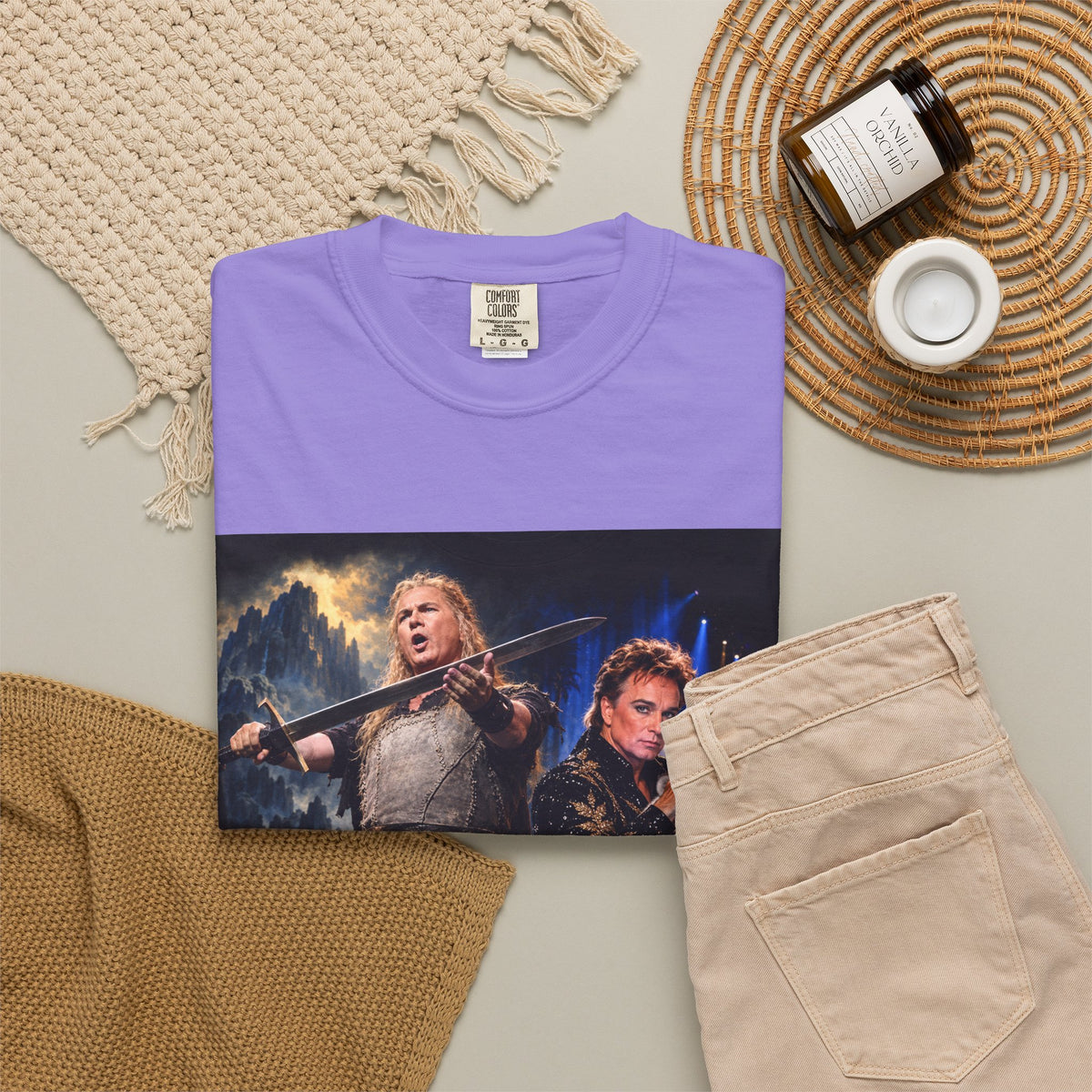 Siegfried & Roy – Funny Celebrity Mashup T-Shirt