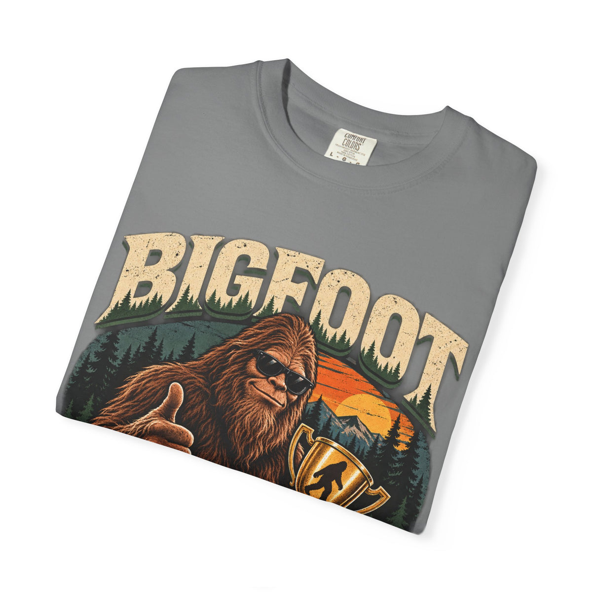 Bigfoot: Undefeated Hide-and-Seek Champion – Funny Sasquatch T-Shirt