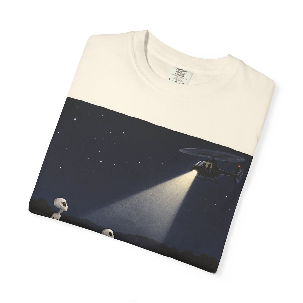 Caught Making Crop Circles – Funny Alien UFO Conspiracy T-Shirt