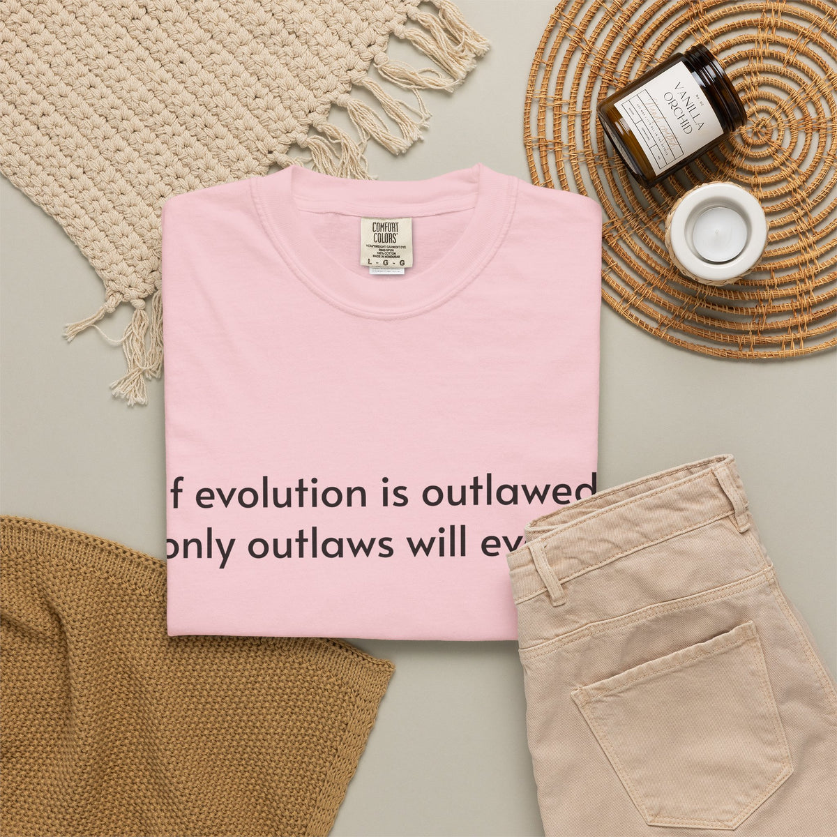 If Evolution Is Outlawed – Funny Evolution T-Shirt
