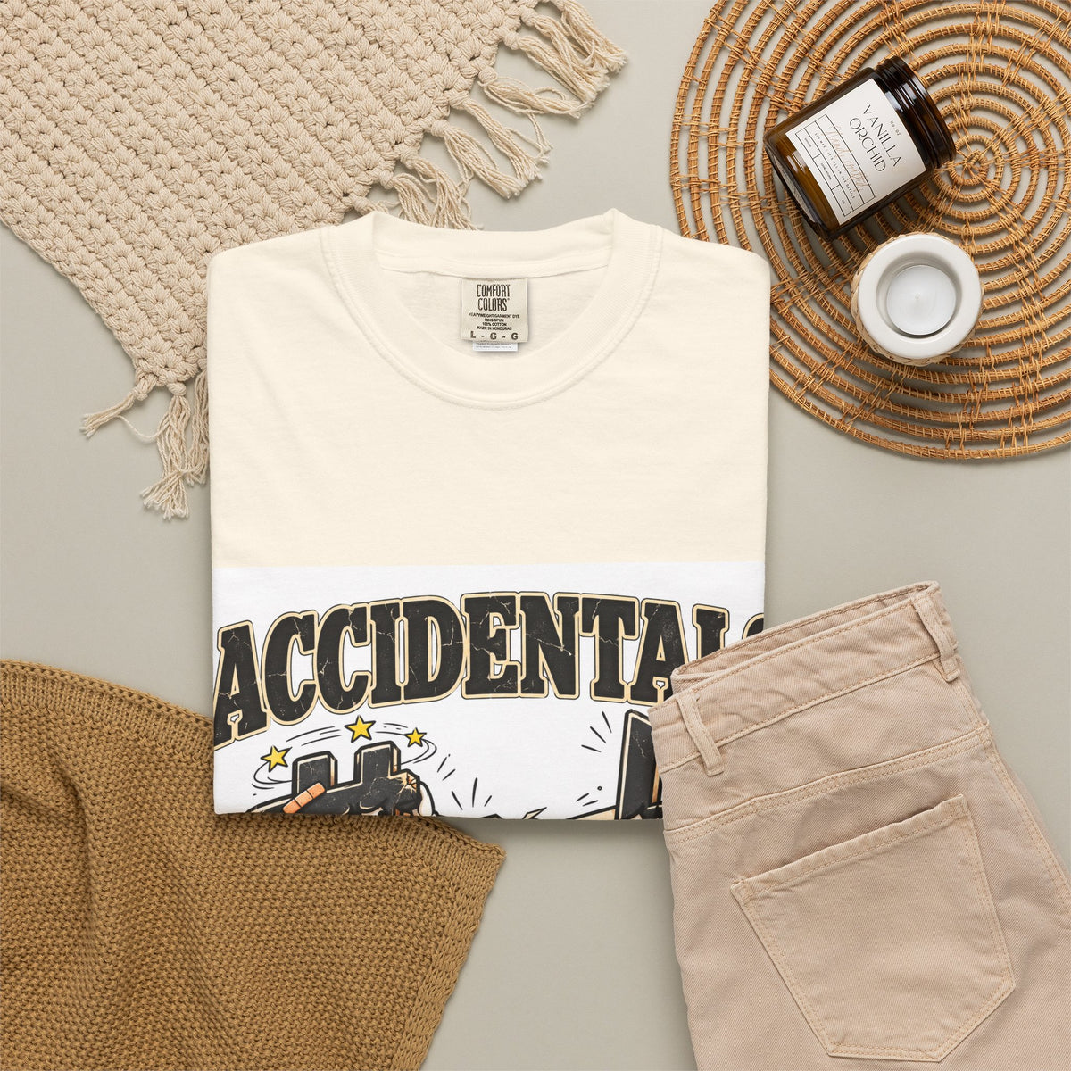 Accidentals Happen T-Shirt — Music Note Cartoon Graphic Tee