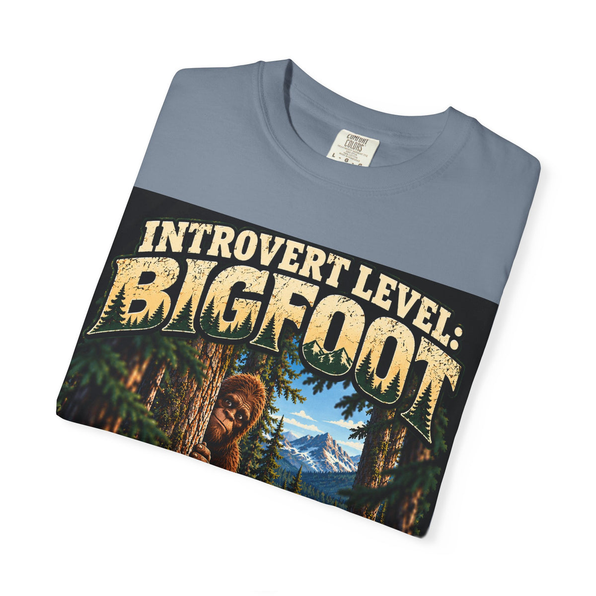 Introvert Level: Bigfoot – Funny Introvert Sasquatch T-Shirt