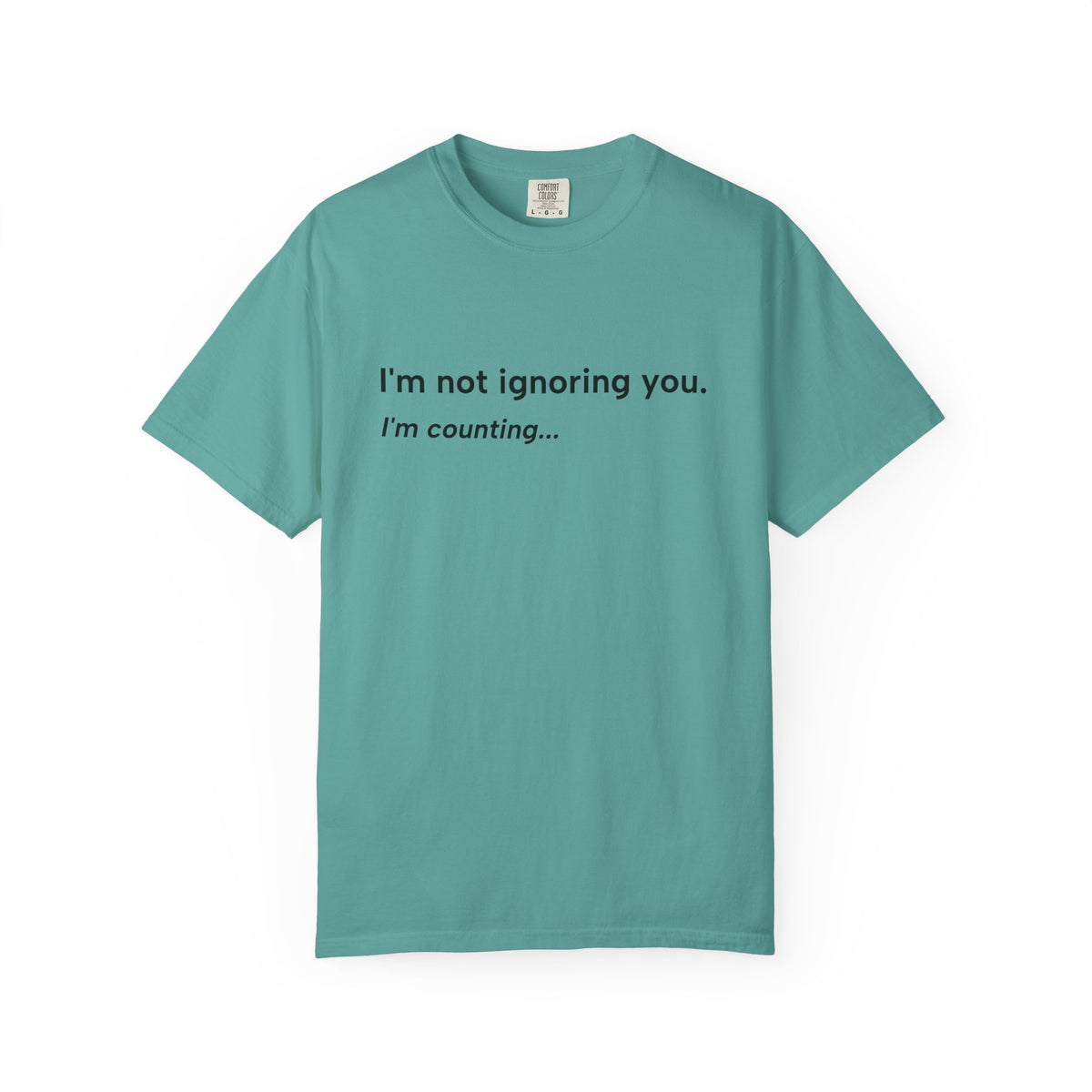 I'm Not Ignoring You, I'm Counting – Funny Musician T-Shirt