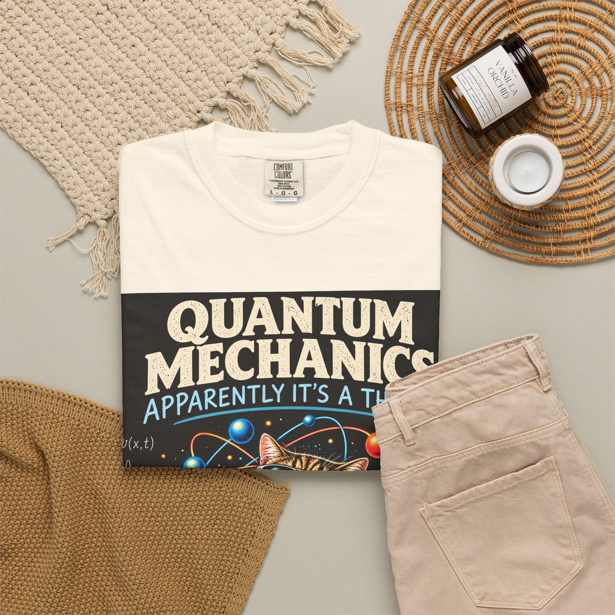 Quantum Mechanics: Apparently It’s a Thing – Funny Physics T-Shirt