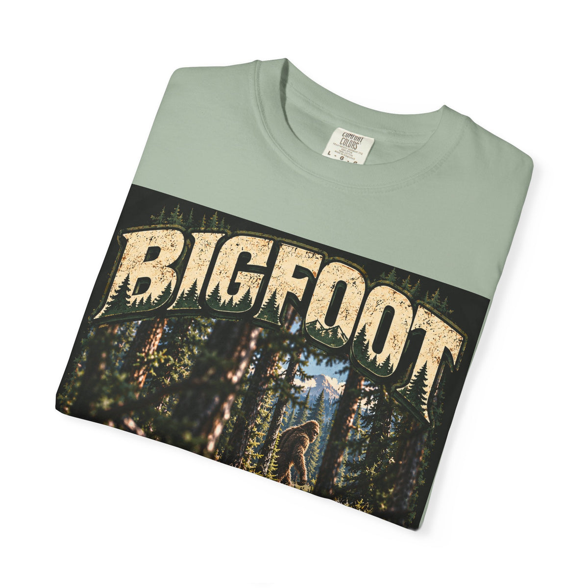 Bigfoot Woodland Graphic T-Shirt — "Terrible View. Would Not Recommend."